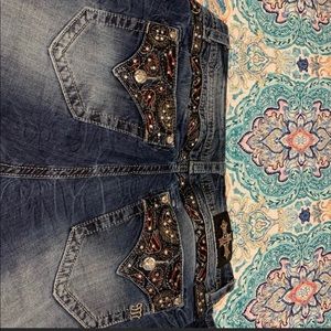 Miss me jeans bootcut 32 waist 26 inseam